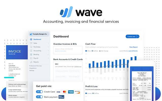 Best free accounting software for small business/ wave accounting app interface